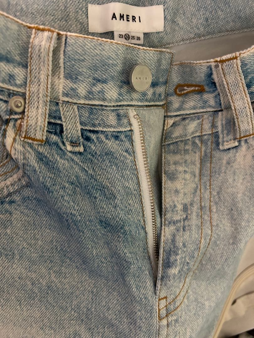 パンツ TROMPE L'OEIL DENIM PANTS