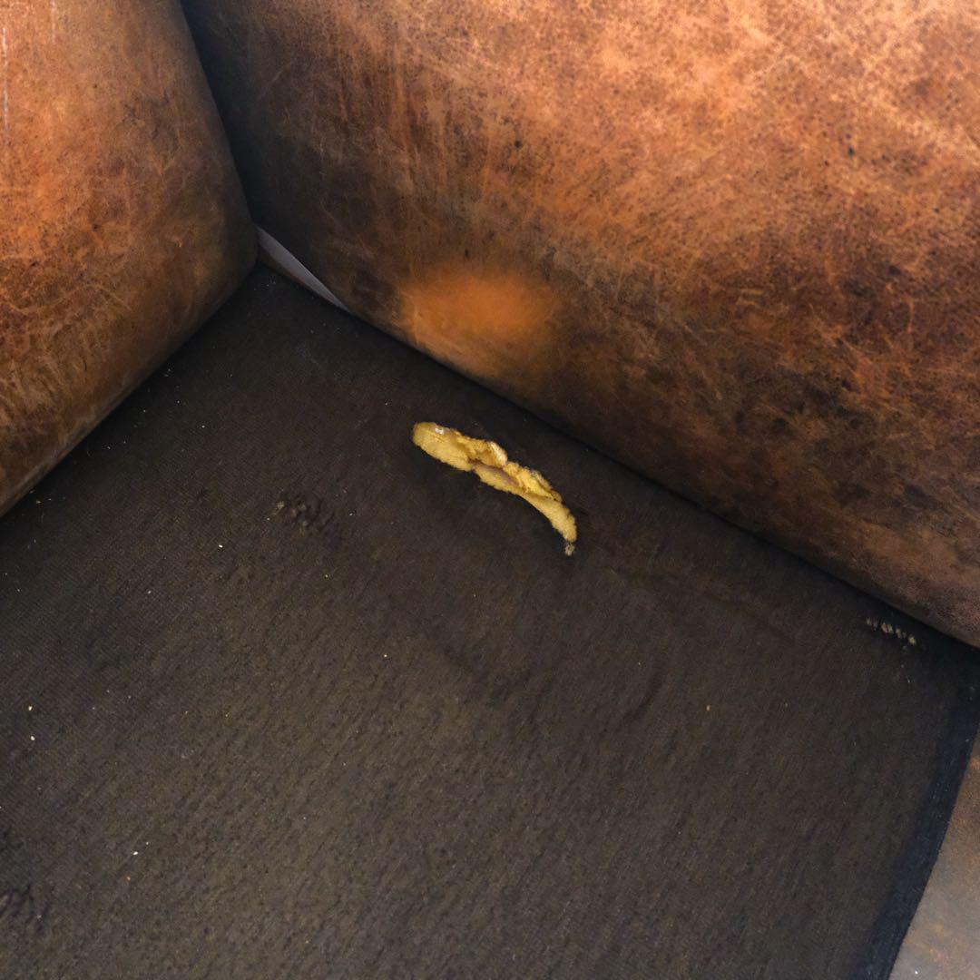 ブラウンレザー 1人掛けソファ