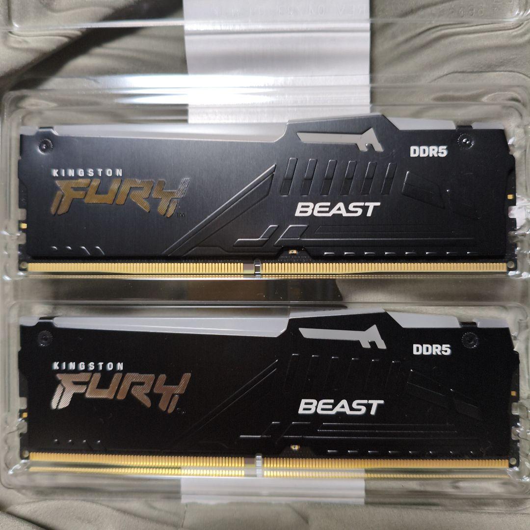 Kingston FURY BEAST DDR5 16GB×2枚