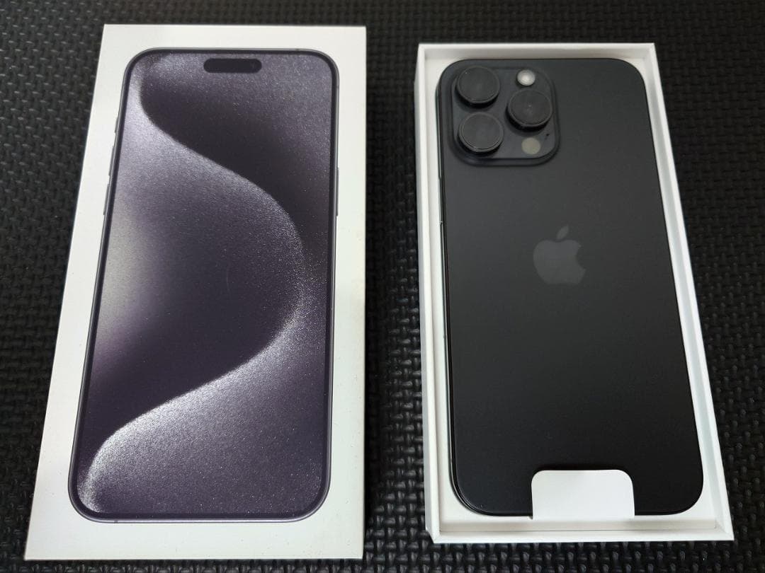 Apple iPhone15 ProMax ブラック 256GB 電池容量98%