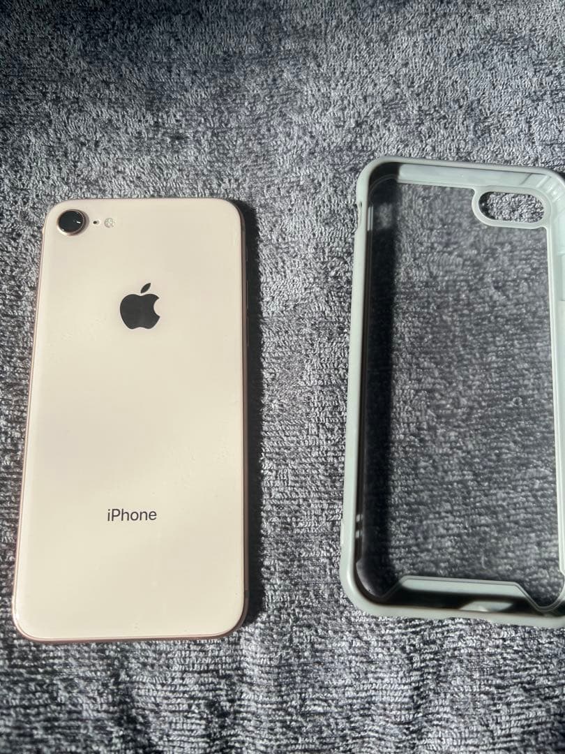 [256gb]Apple iPhone 8 ゴールド ケース付き