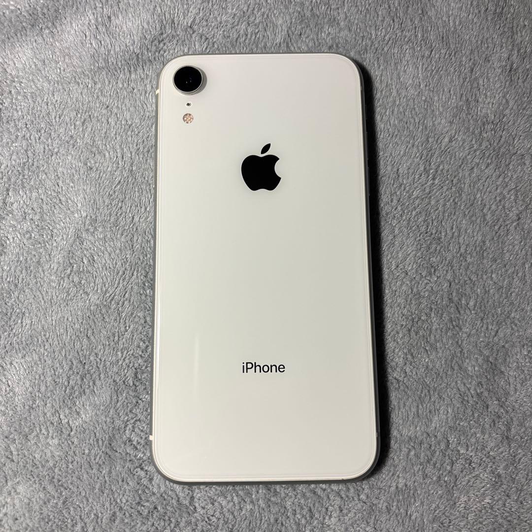 美品Apple iPhone XR ホワイト バッテリー91%