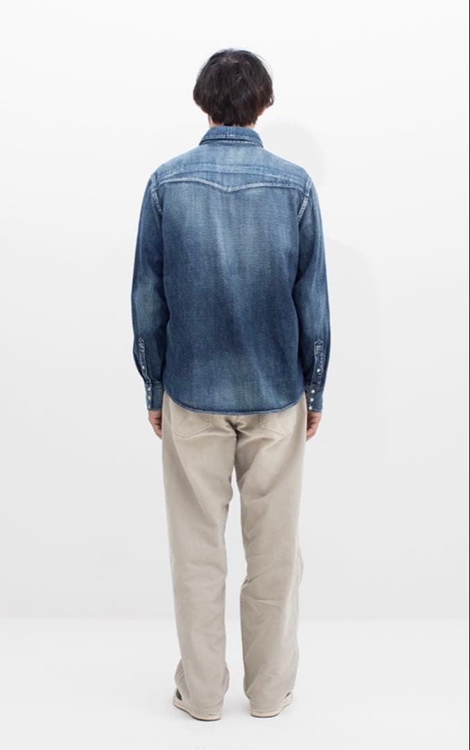 トップス visvim SOCIAL SCULPTURE SHIRT DMGD 3