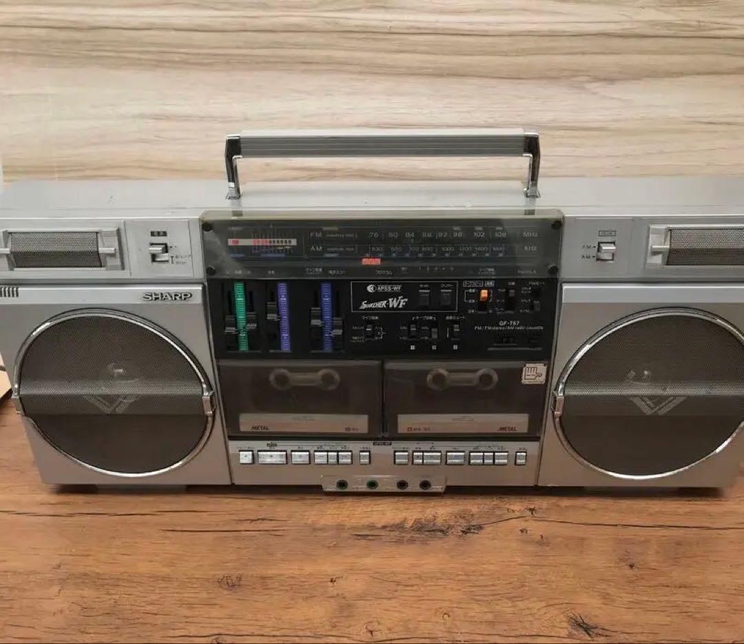 ラジオ・コンポ SHARP THE SEARCHER WF GF-757(F64)