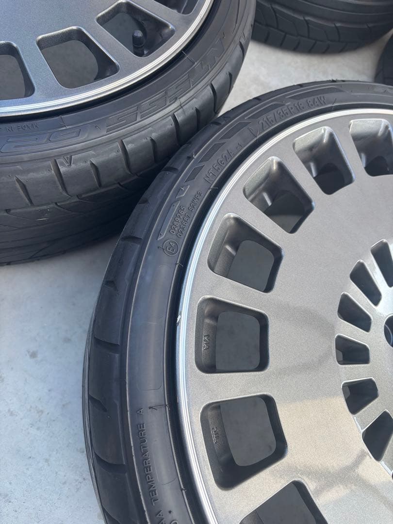 TRD タイヤ4本18x7.5 5H +48PCD100