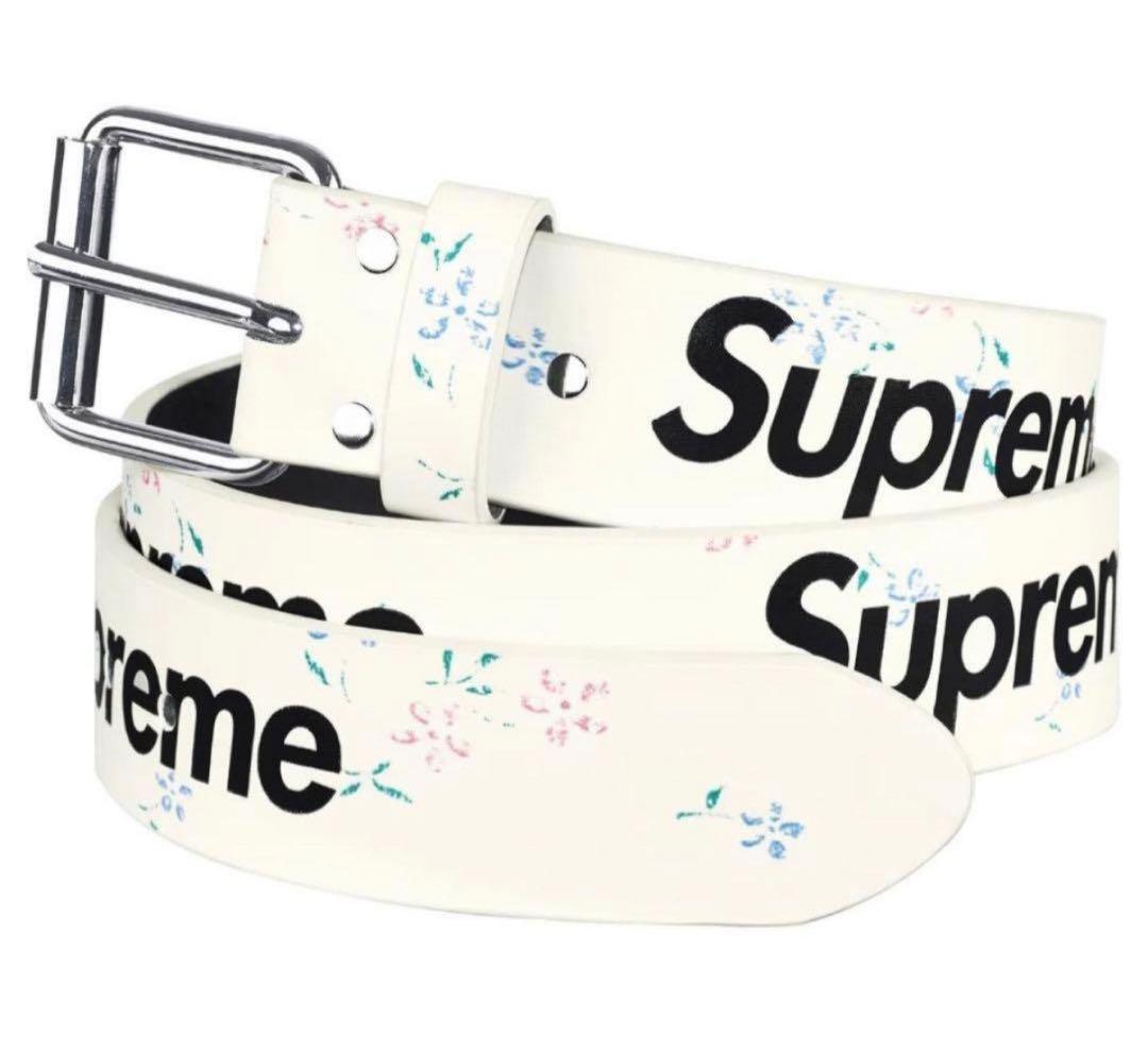 小物 Supreme Repeat Leather Belt \
