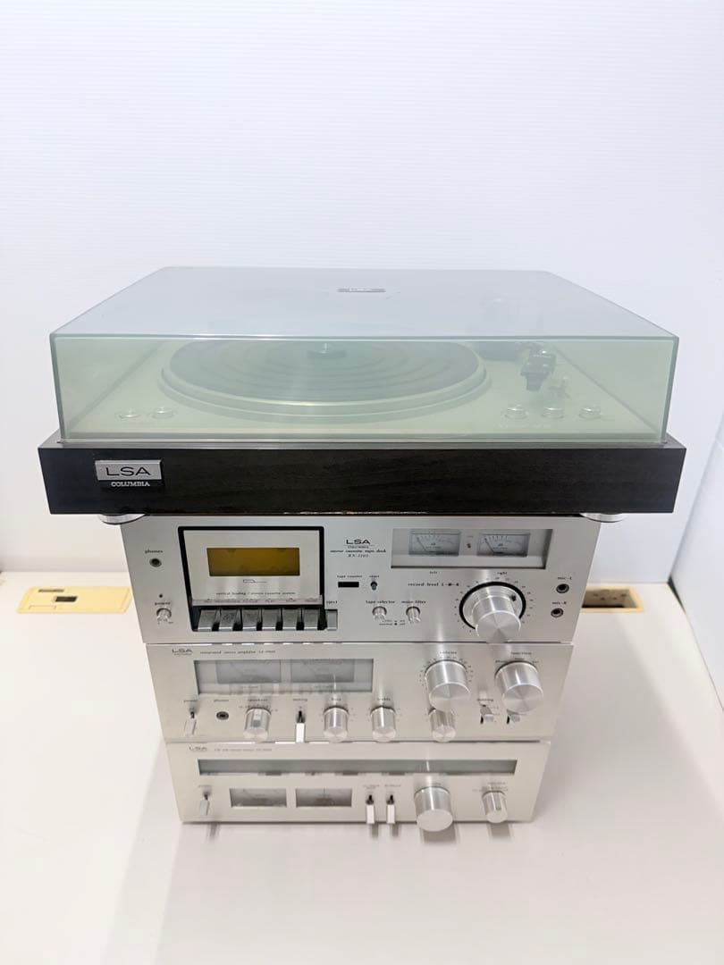 LSA COLUMBIA オーディオセット 【動作未確認／ジャンク扱い】