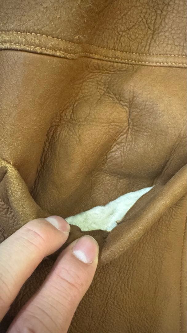 ミリタリア購入イタリア製レザームートンジャケット ジルサンダーグラフペーパー