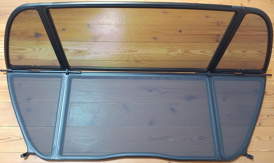 【美品】 E46 330Ci カブリオレ用ウインドディフレクター＋ケース