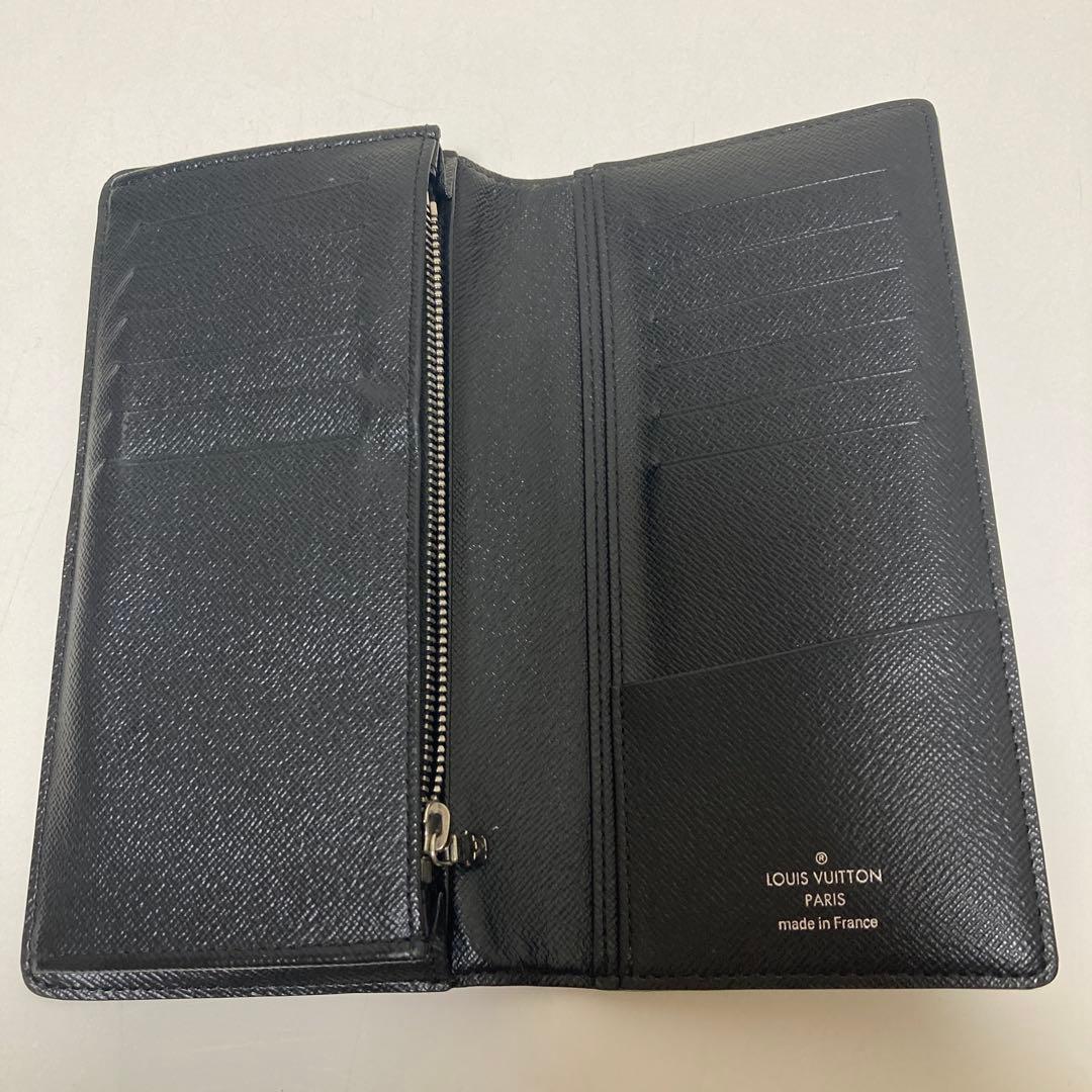 美品Louis Vuitton ダミエ ブラック 長財布　二つ折り　ウォレット
