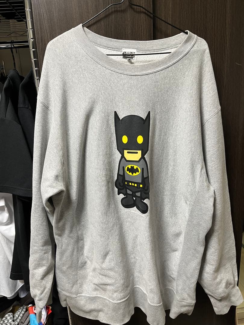 A BATHING APE バットマン　スウェット　BAPE XLサイズ