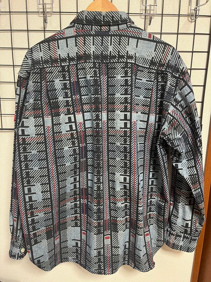 トップス C.E CAV EMPT CHECK PRINT DENIM SHIRT