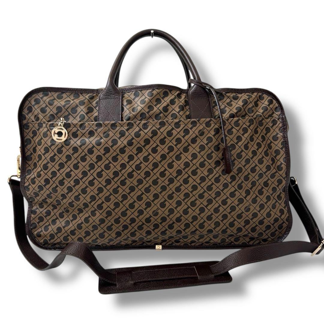 未使用✨ゲラルディーニ ソフティ ボストンバッグ 旅行かばん ブラウン 撥水