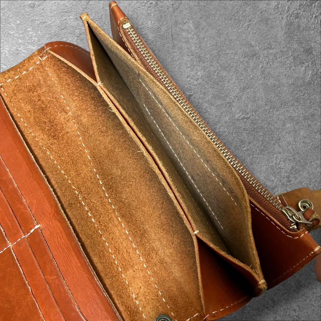 RED WING レッドウィング 本革 LEATHER 長財布 ロゴ刻印