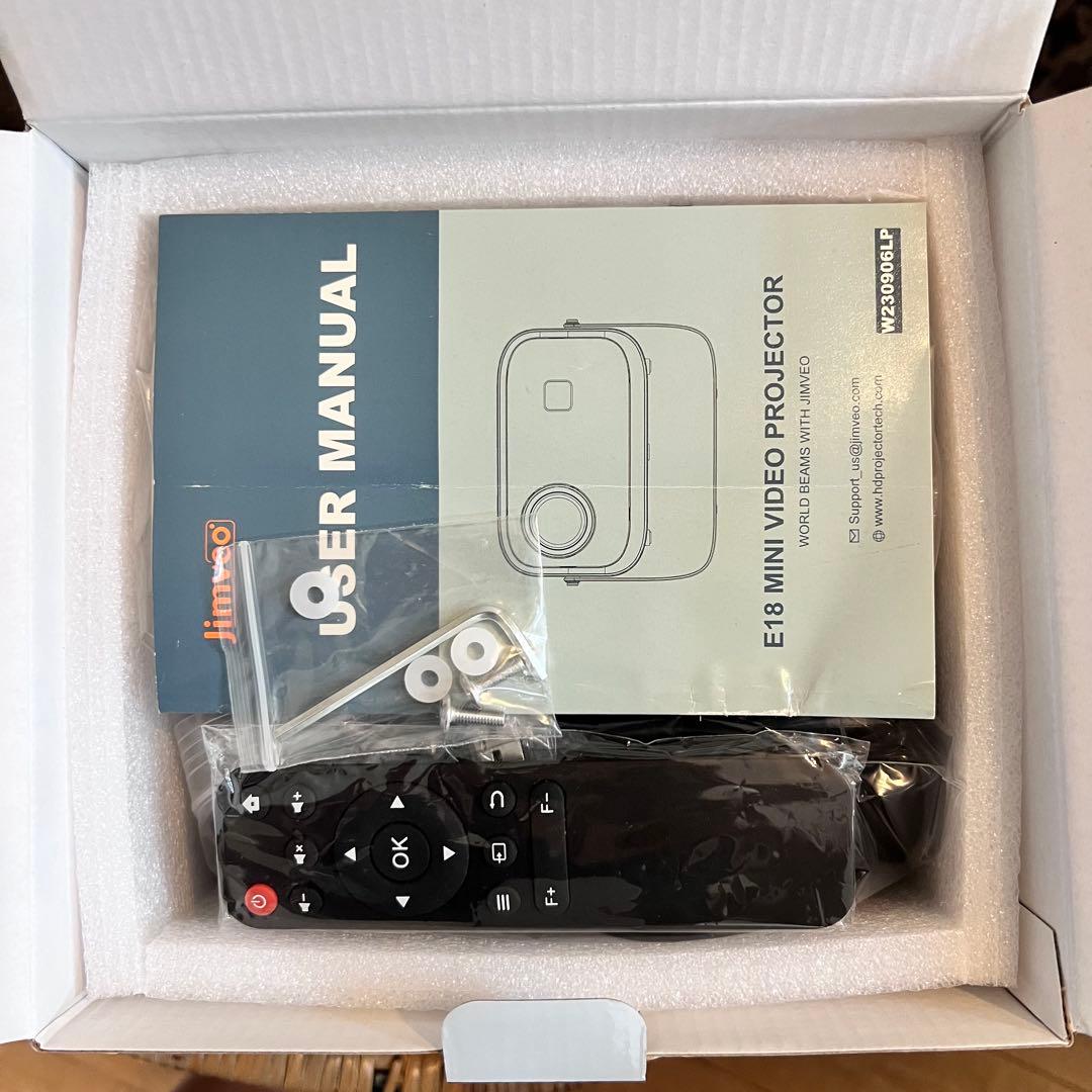 Jimveo プロジェクター 25000lm 1080P 400ANSI