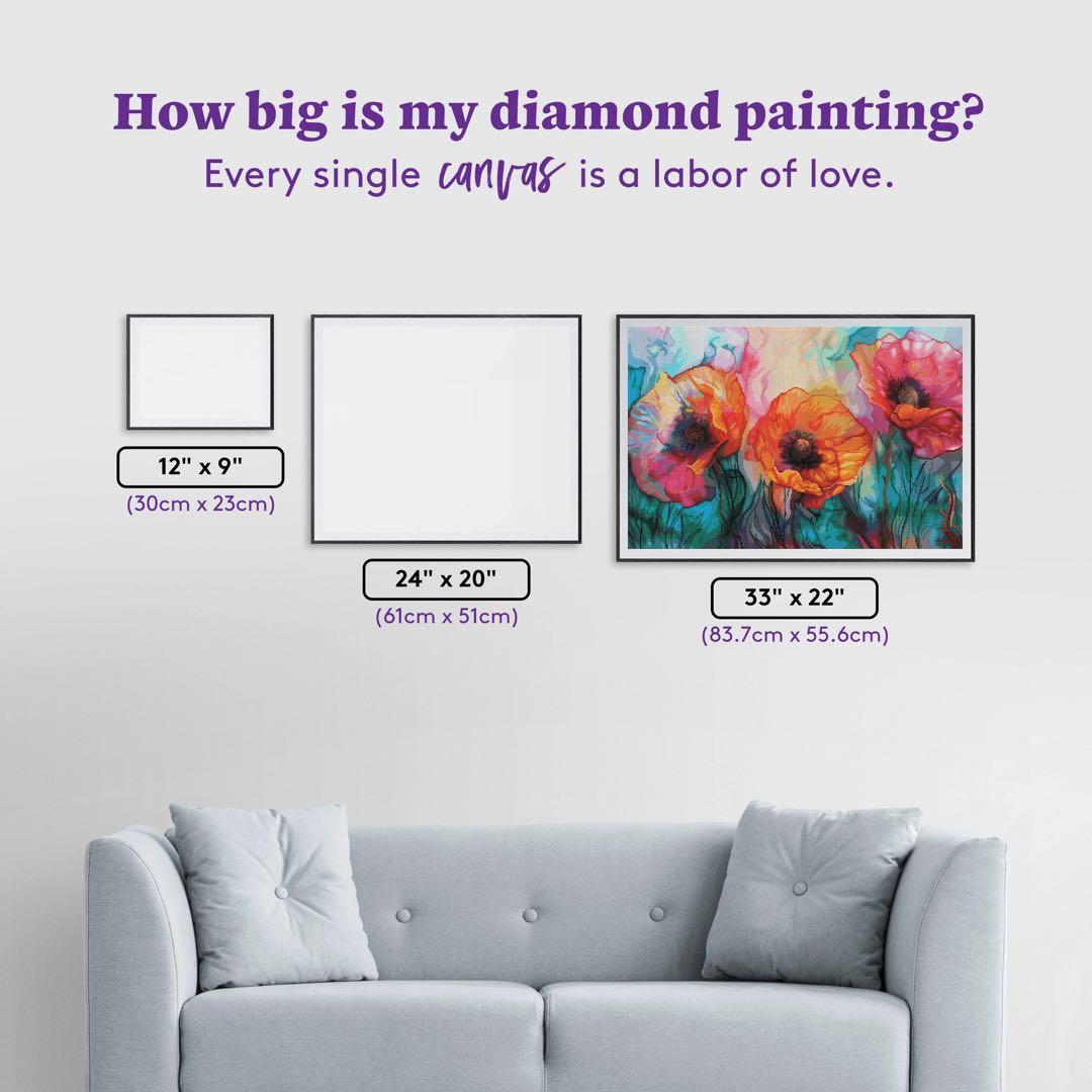 ダイヤモンドアートクラブ【ポピーのトリオ】