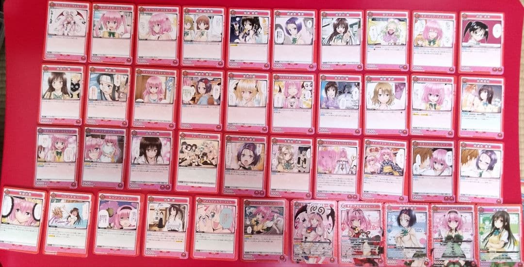 【ToLOVEる】赤色 SR以下4コン 164枚 ユニオンアリーナ APカード付