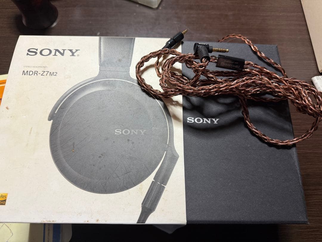 ソニーSONY ベッドホン、リケーブルのセット