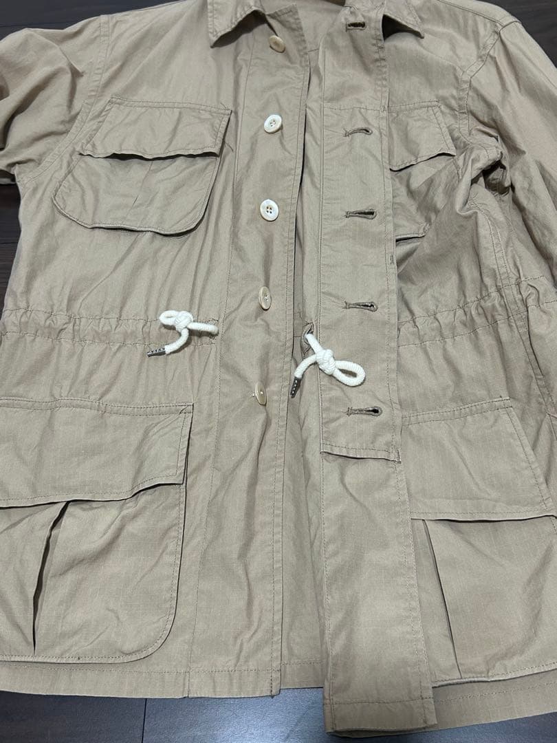 AURALEE ベージュ ミリタリージャケット　サイズ1