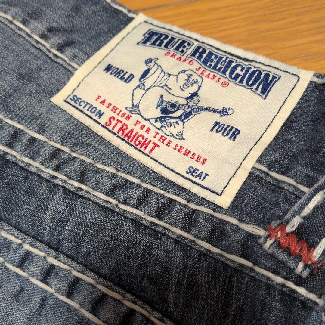 TRUE RELIGION SUPER T ストレートデニム 34