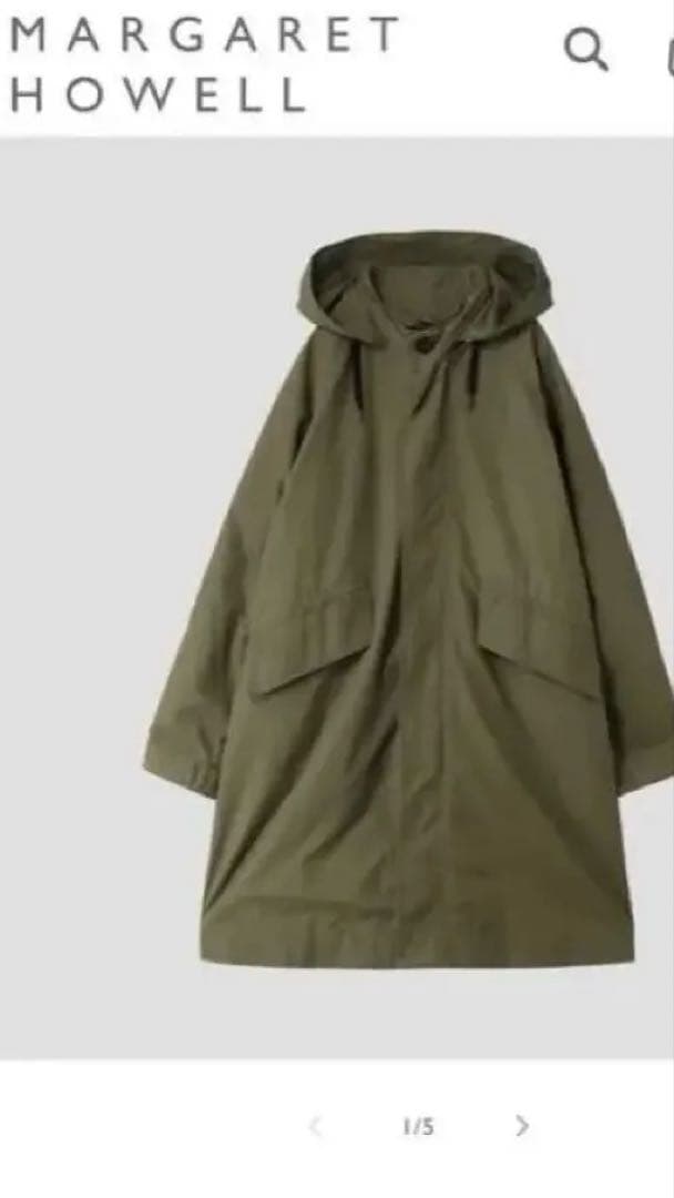 MHL. ロングコート カーキ　マーガレットハウエル