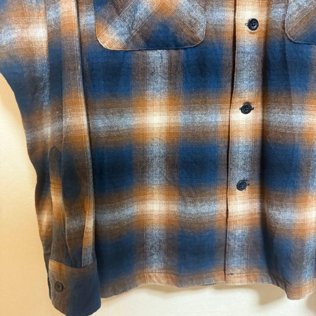 【Pendleton】オンブレボードシャツ　チェック柄ネルシャツGWBOY