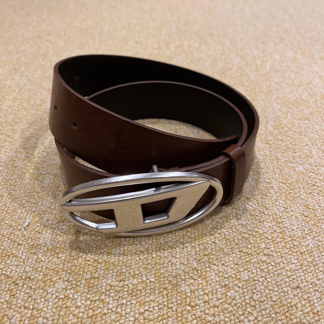 DIESEL ブラウン ベルト B-1DR サイズ85