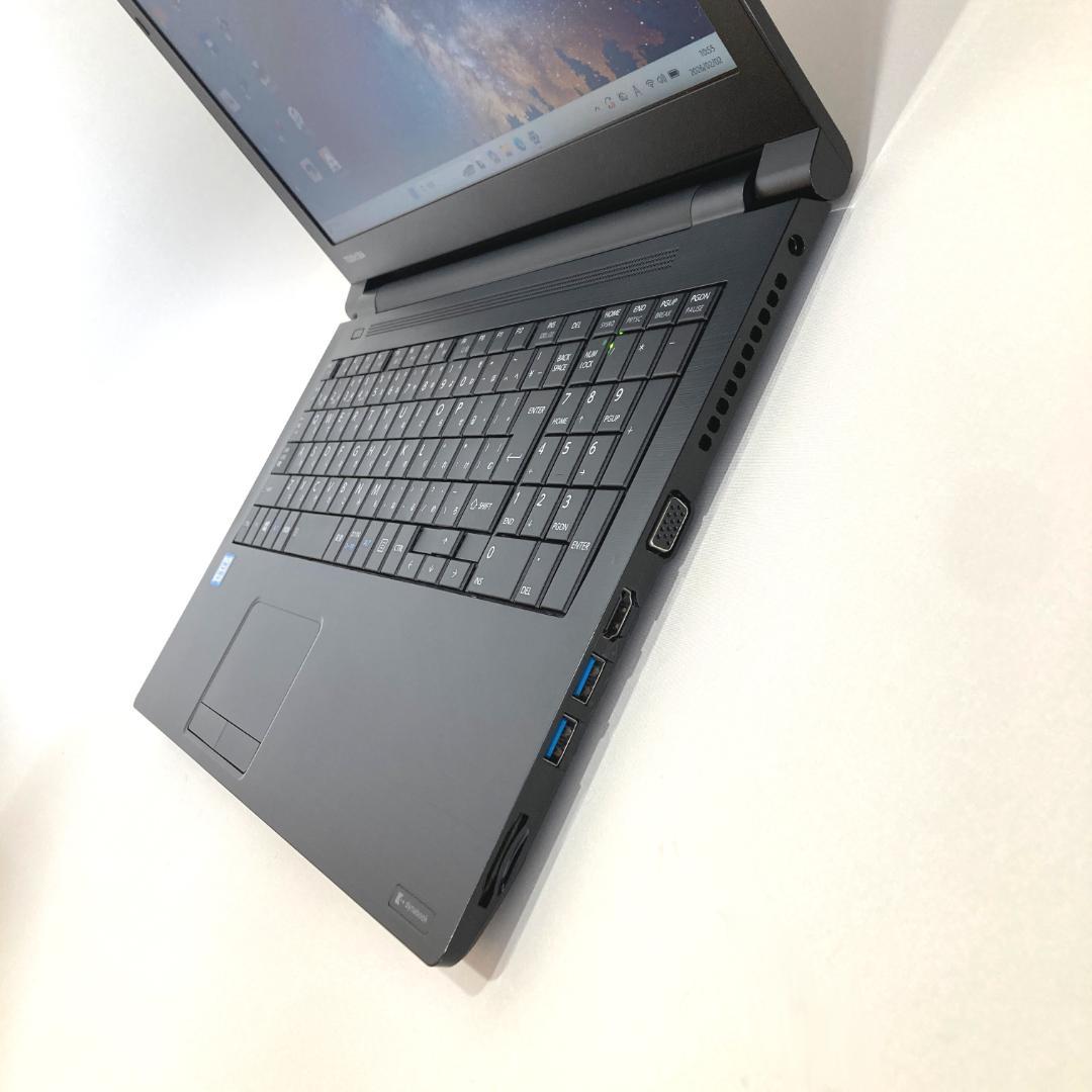 初心者向け✨大画面・DVD・オフィス✨黒✨すぐ使えるノートパソコン◇T489-2