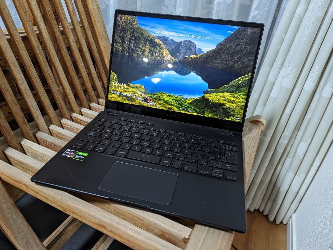 その他ノートPC本体 ASUS ROG Flow X13 GV301QH-R9G1650BKS 4K