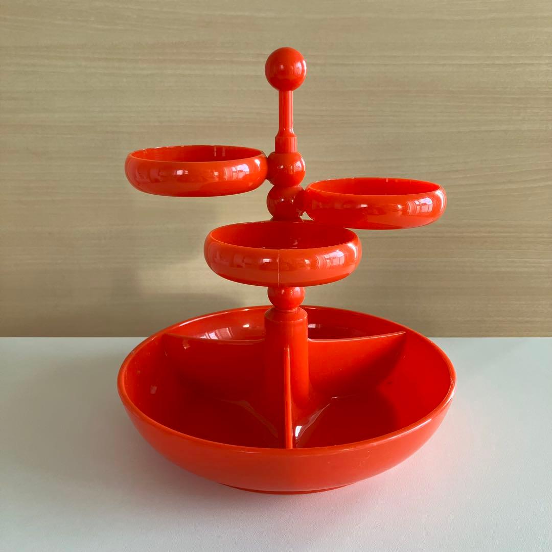 マルチトレイ　ヴィンテージ　スペースエイジ　ミッドセンチュリー　レトロポップ