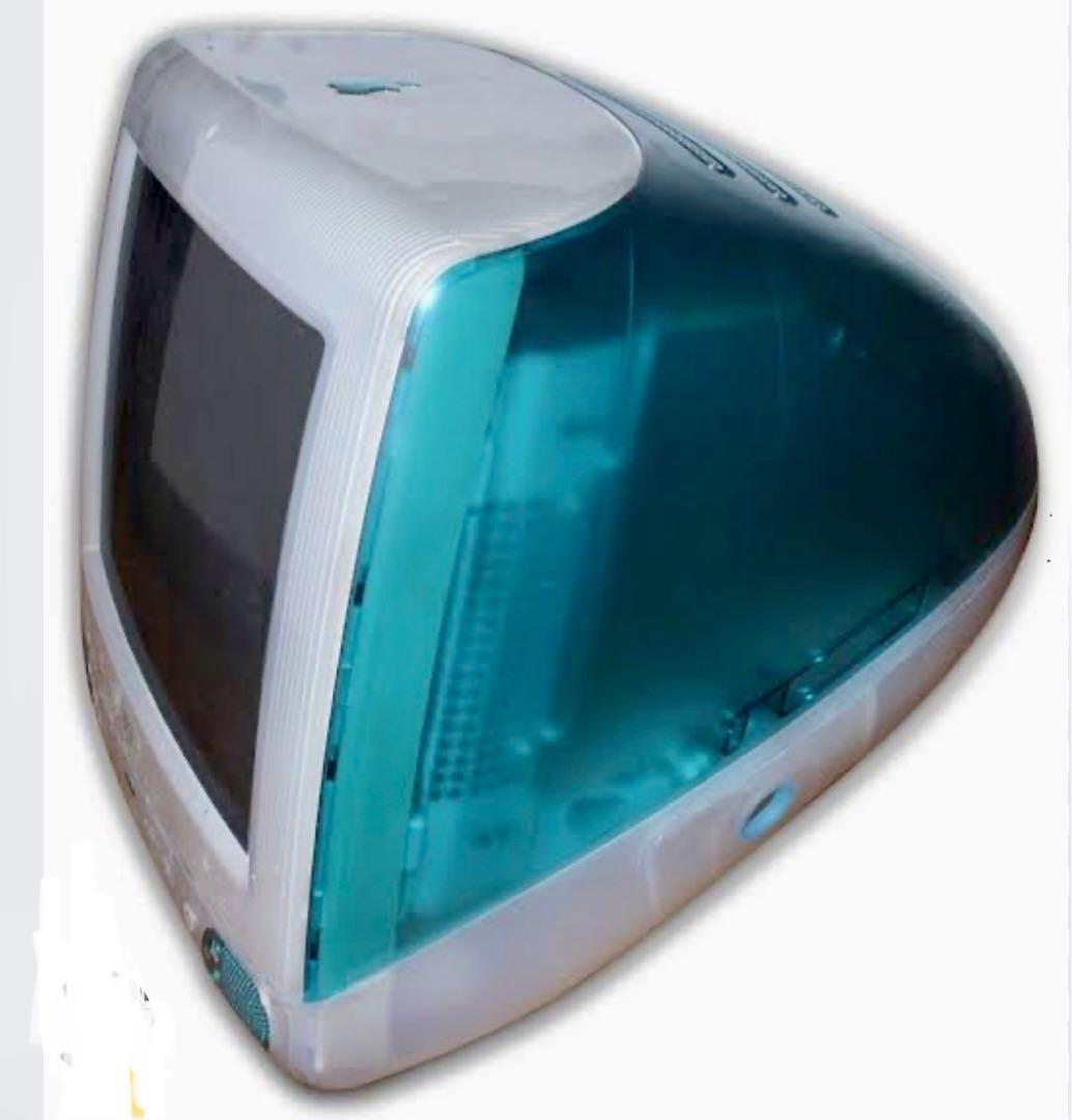 ボンダイブルーの初代iMac キーボード、マウス付き