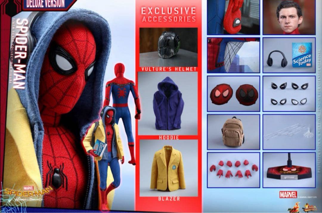 ホットトイズ　スパイダーマン ホームカミング フィギュア