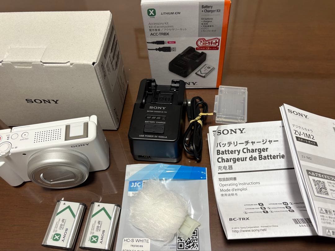 美品　SONY ZV-1 M2 ホワイト コンパクトデジタルカメラ