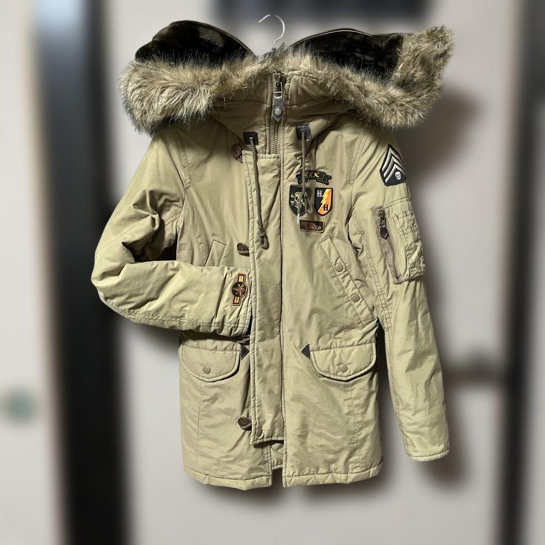 ヒステリックグラマー エコファー付きモッズコート プリマロフト 90’s 美品