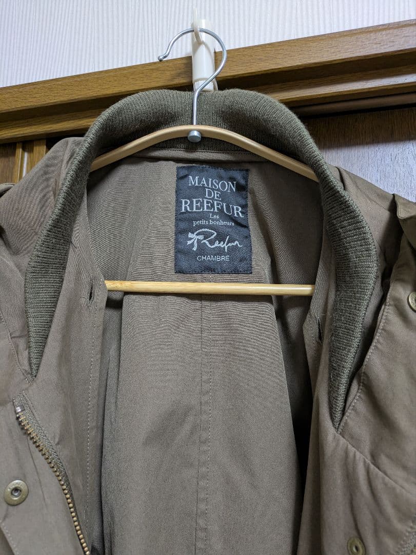 メゾンドリーファー ダウンライナー付モッズコート カーキ 38