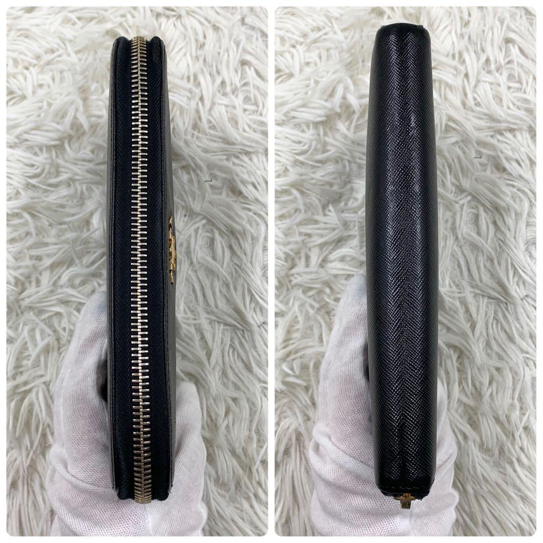 【✨美品✨】プラダ 長財布 サフィアーノ レザー ブラック