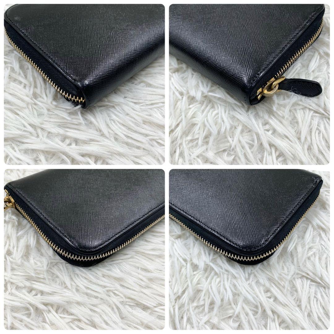 【✨美品✨】プラダ 長財布 サフィアーノ レザー ブラック