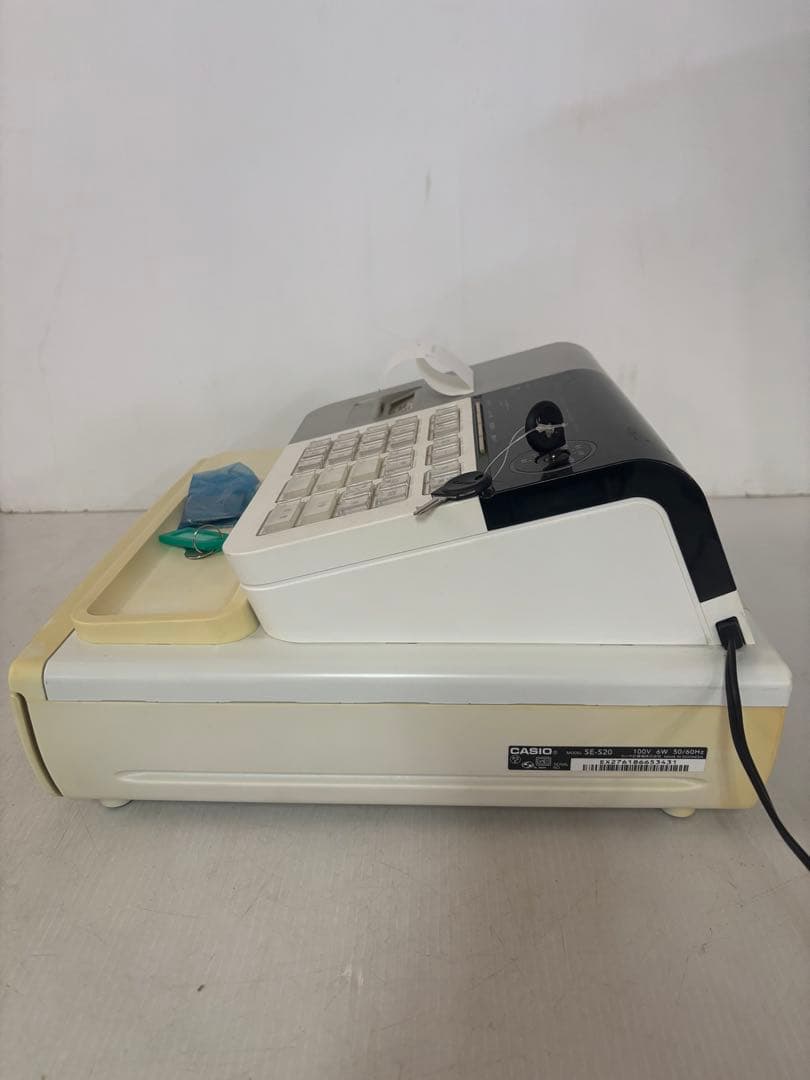 【比較的キレイ‼️動作品‼️説明文必見‼️】CASIO レジスター SE-S20