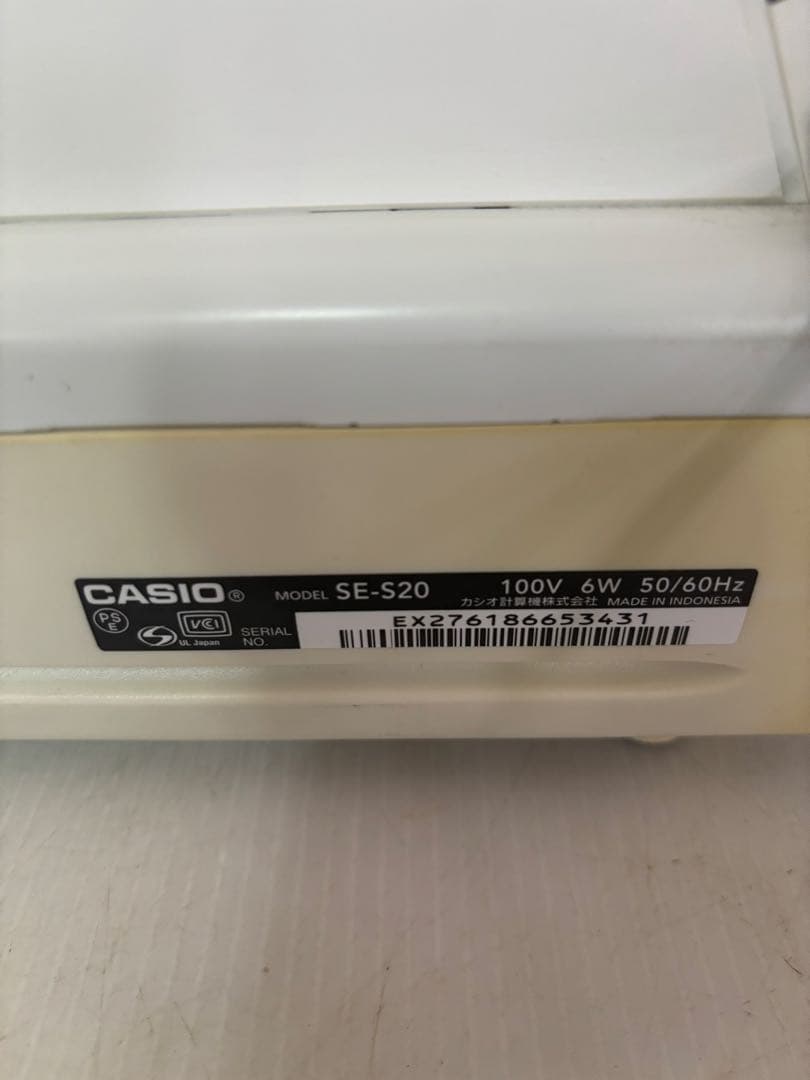 【比較的キレイ‼️動作品‼️説明文必見‼️】CASIO レジスター SE-S20