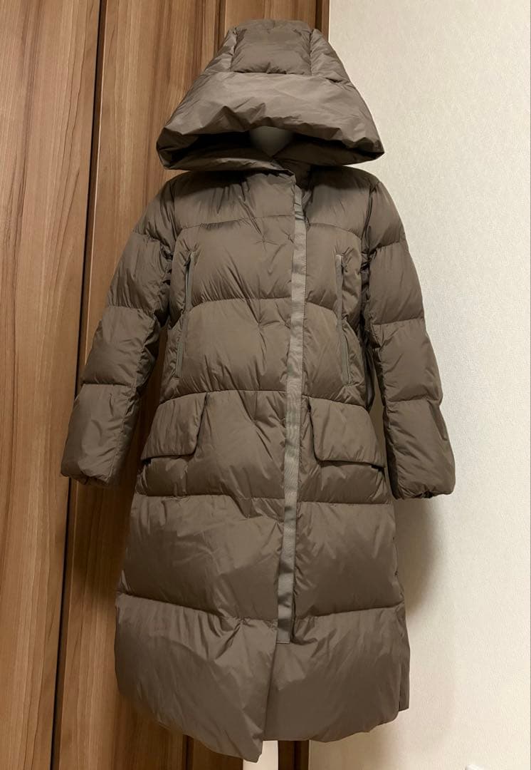 ご依頼値下げ分 美品ユニクロ ＋J ダウンロングコートジルサンダー ブラウン