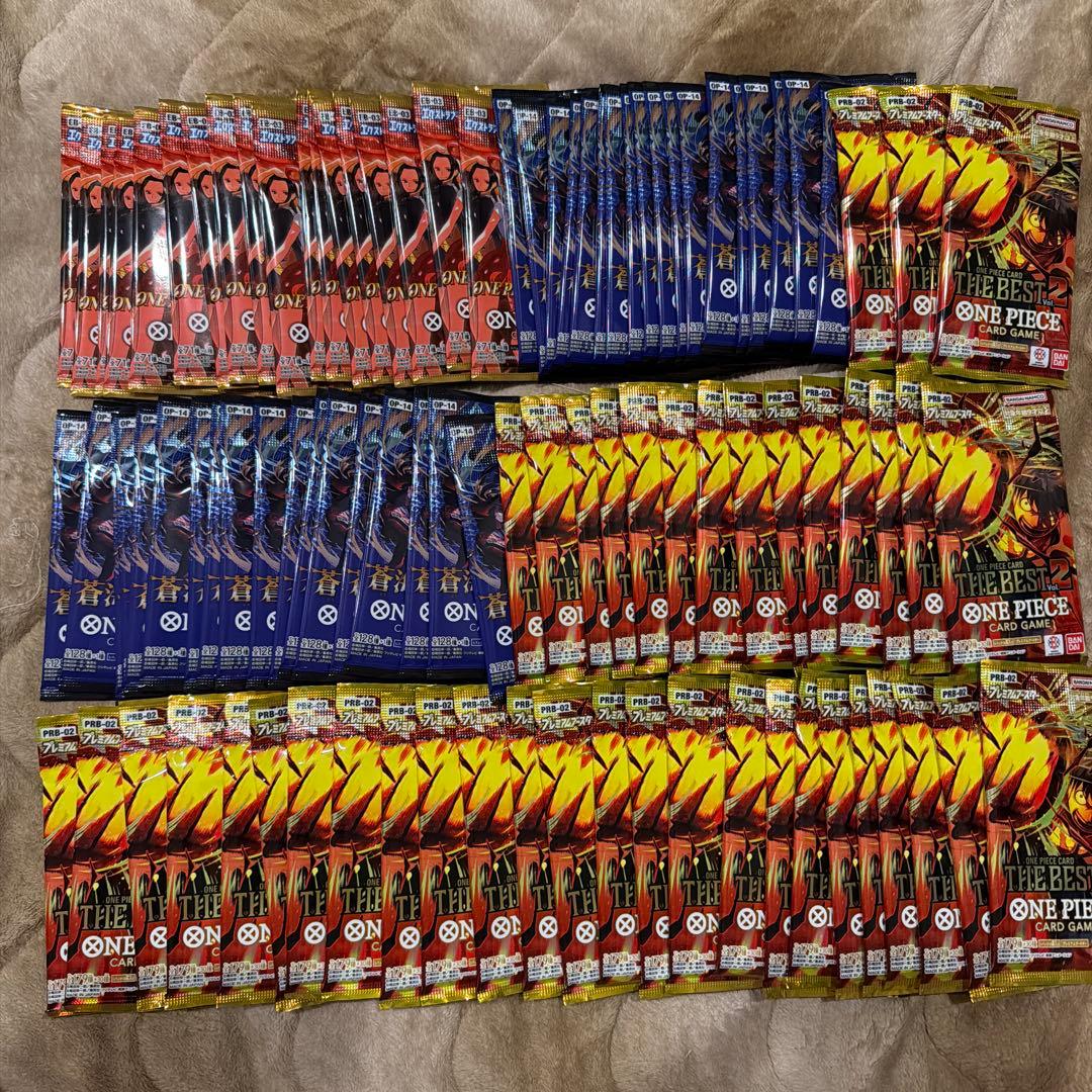 【最安値】ワンピースカード未開封パック 計96P
