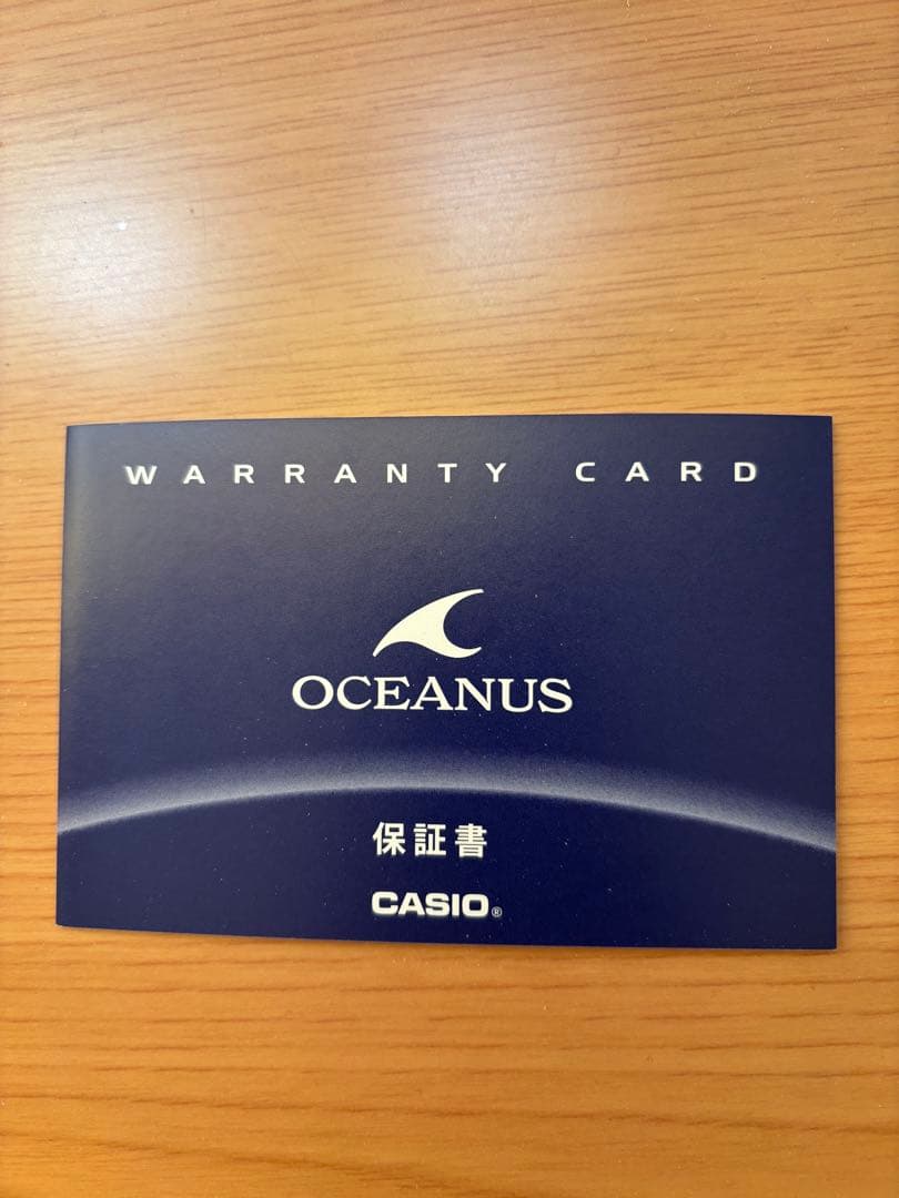 カシオ オシアナス　Manta OCW-S5000B-1AJF