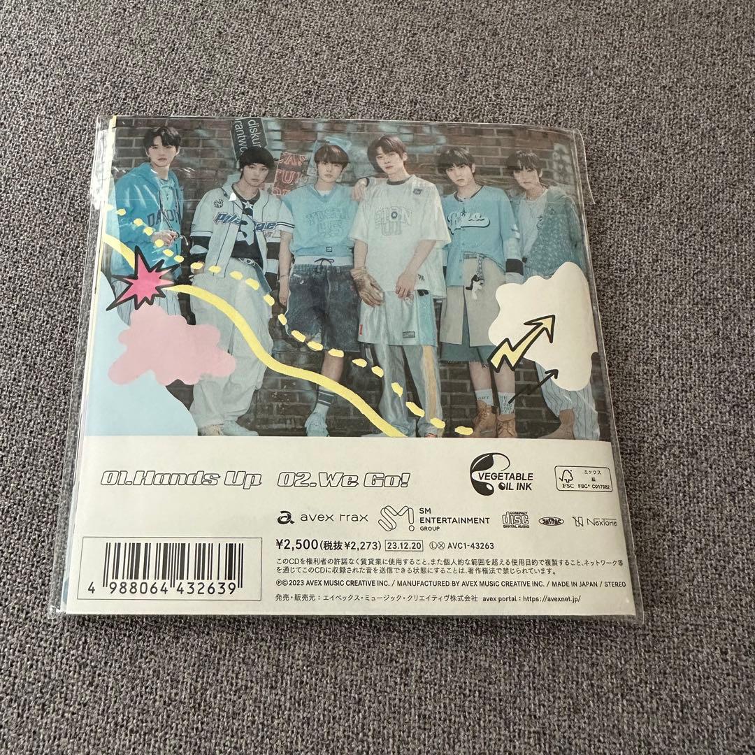 【廃盤】NCTWISH hands up CD 初回限定盤Bver.