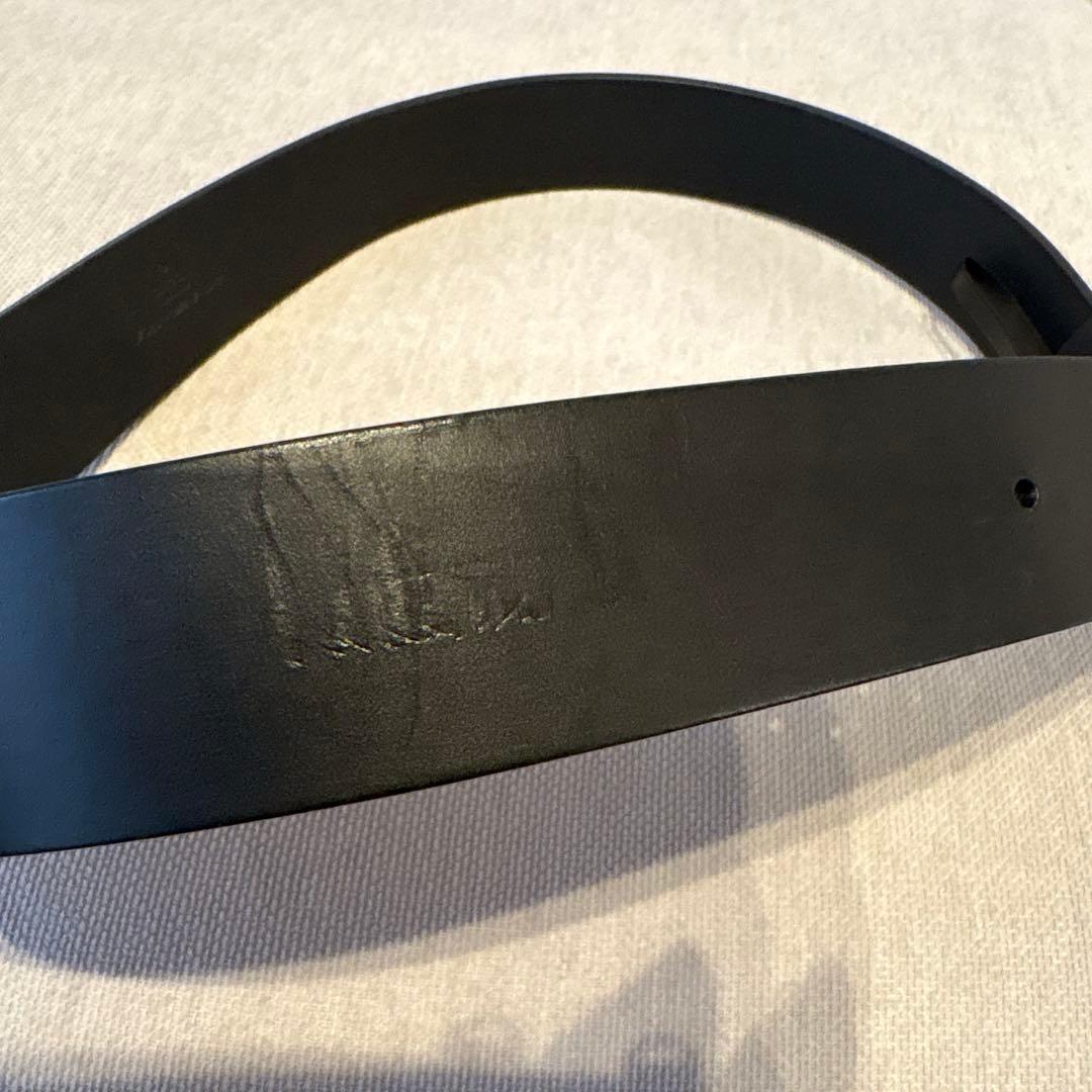GUCCI グッチ　レザーベルト　ブラック