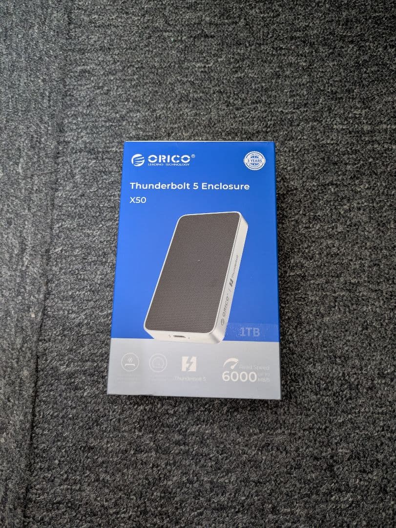 ORICO 1TB 外付けSSD Thunderbolt5対応