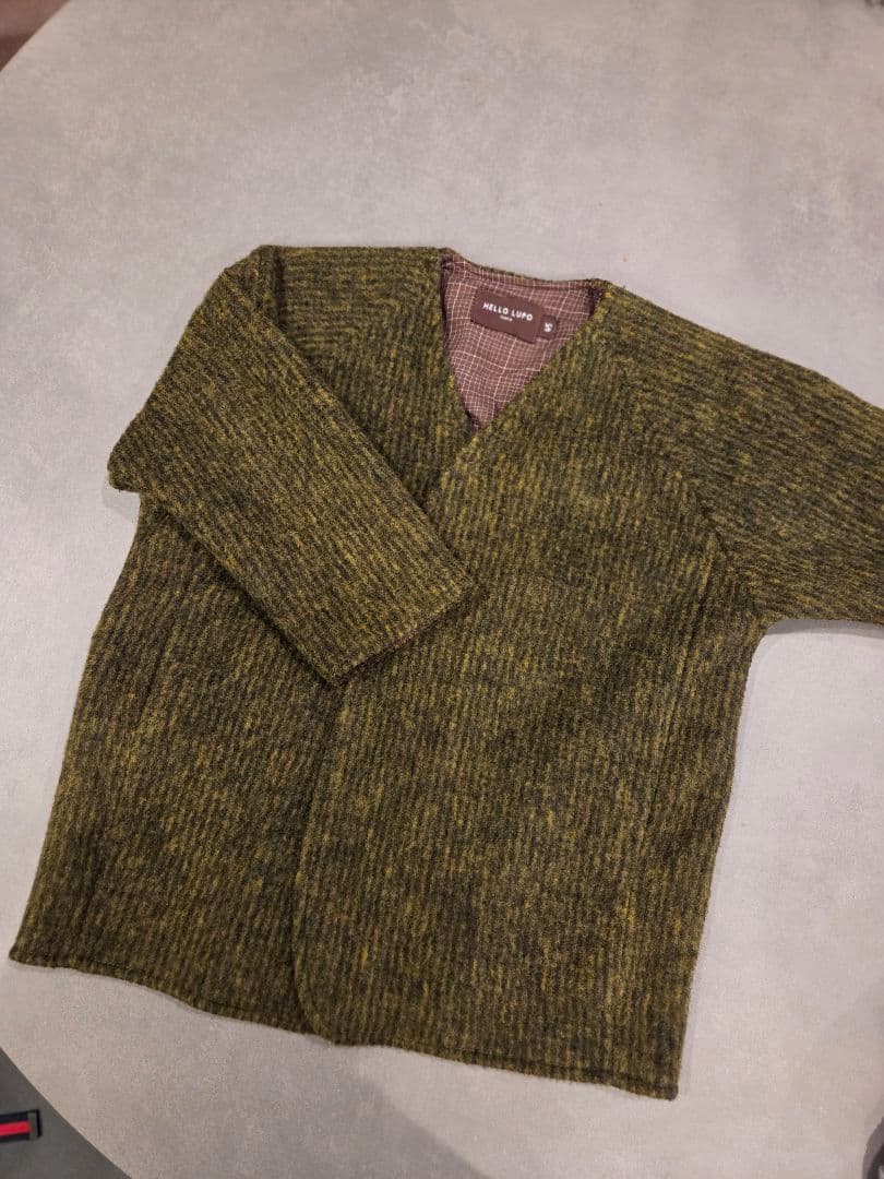 HELLO LUPO 着物コート グリーン 4-5y