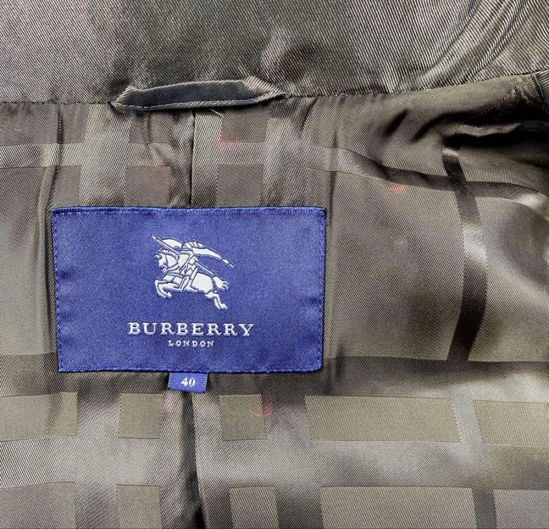 美品 BURBERRY LONDON ダウンコート シャドーチェック Aライン