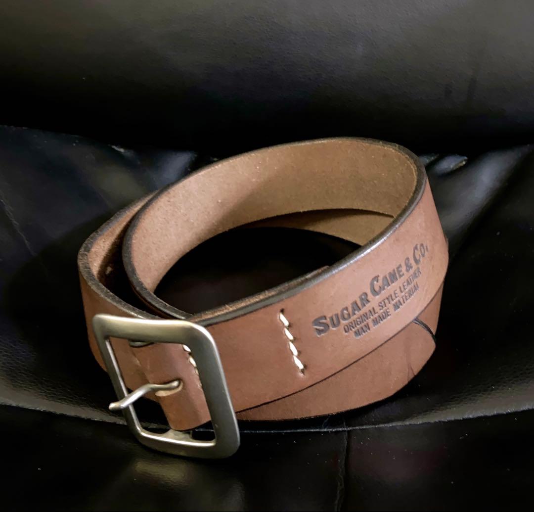 Sugar Cane シュガーケーン ギャリソンベルト 34インチ 茶