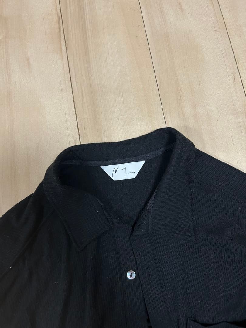 【ANCELLM】CAS/SIL KIMONO KNIT SHIRT