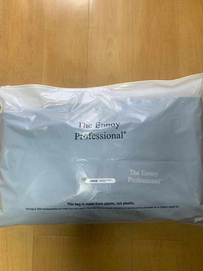 ENNOY スタイリスト私物 PADDED NYLON HOODIE GRAY